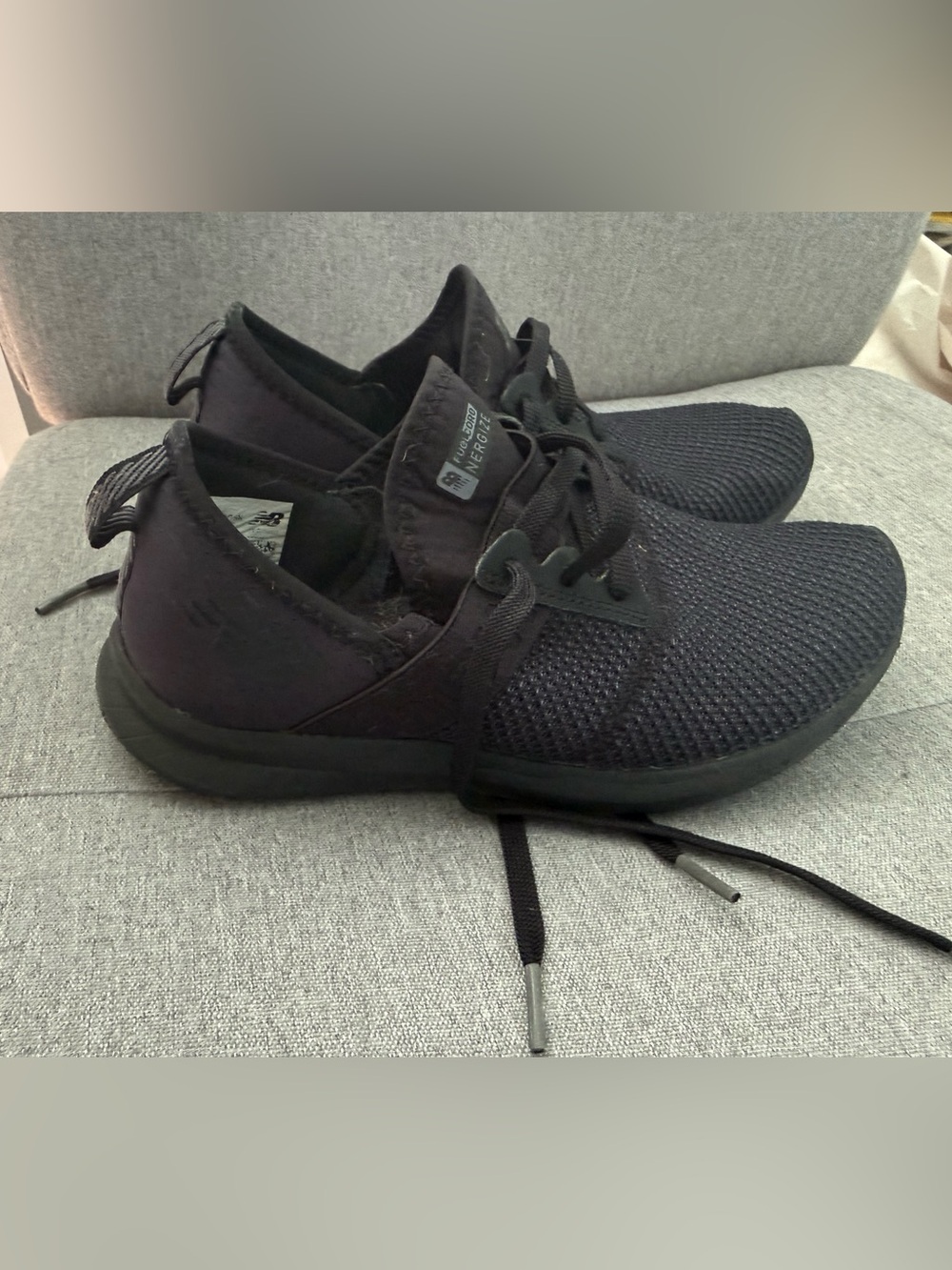 New Balance Women’s Black Mesh FuelCore Nergize Athletic Sneakers